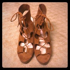 Brown/Tan Forever 21 Heels, 7.5